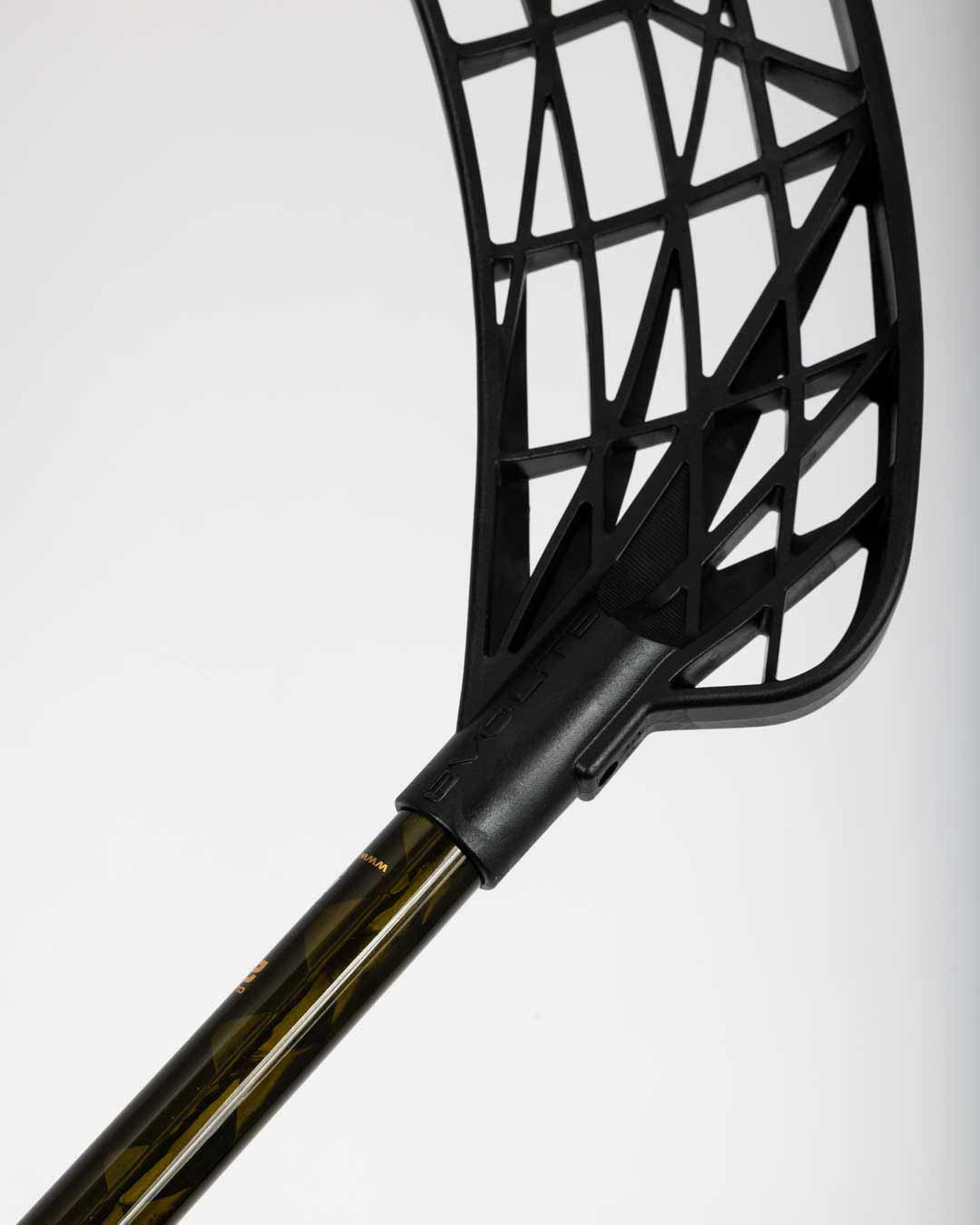 Unihockeystock Unihoc Evolite Carbskin Curve 1.0° Titan 29 GOLD – Bild 4