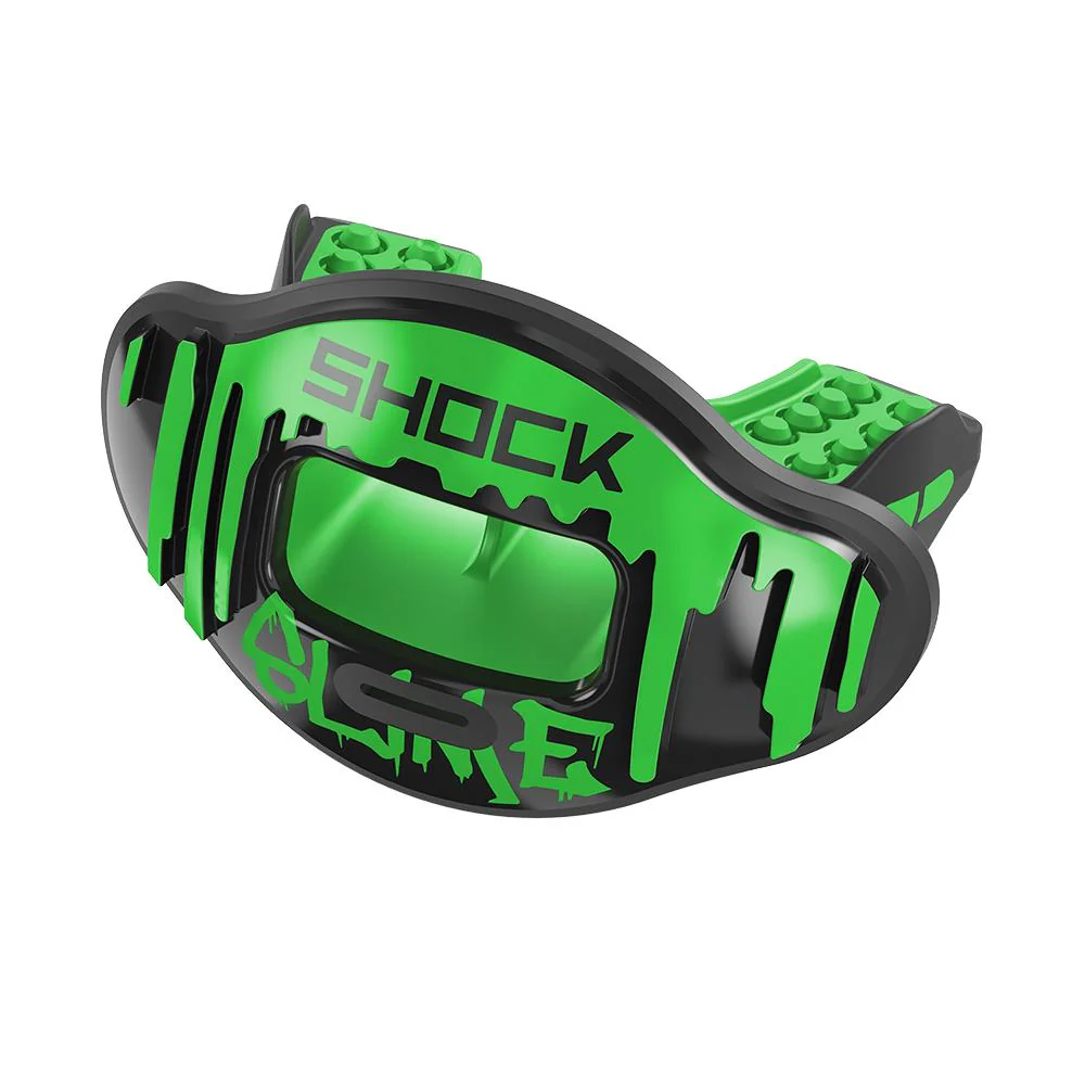 American Football Mouthguard Shock Doctor Max Airflow 2.0 3D Slime