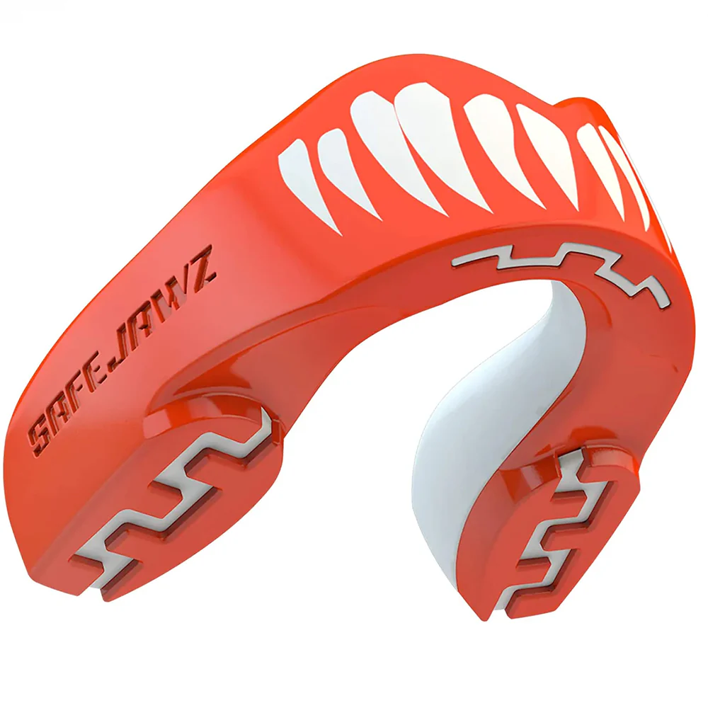 Mouthguard SAFEJAWZ® EXTRO SERIES FANGZ Rot