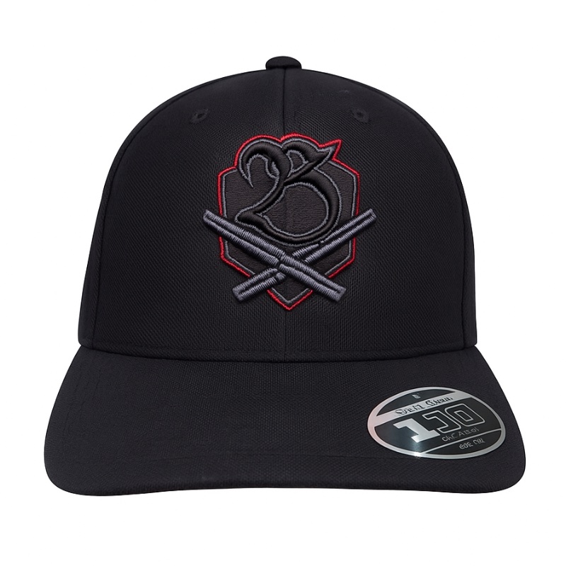 Midland Bouncers Flexfit 110 Cool & Dry Mini Piqué Cap DARK