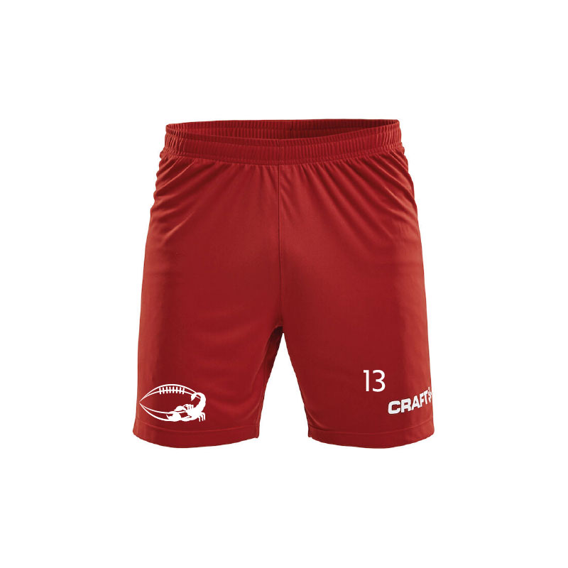 Red Scorpions Classic Line Flag Trainings Shorts