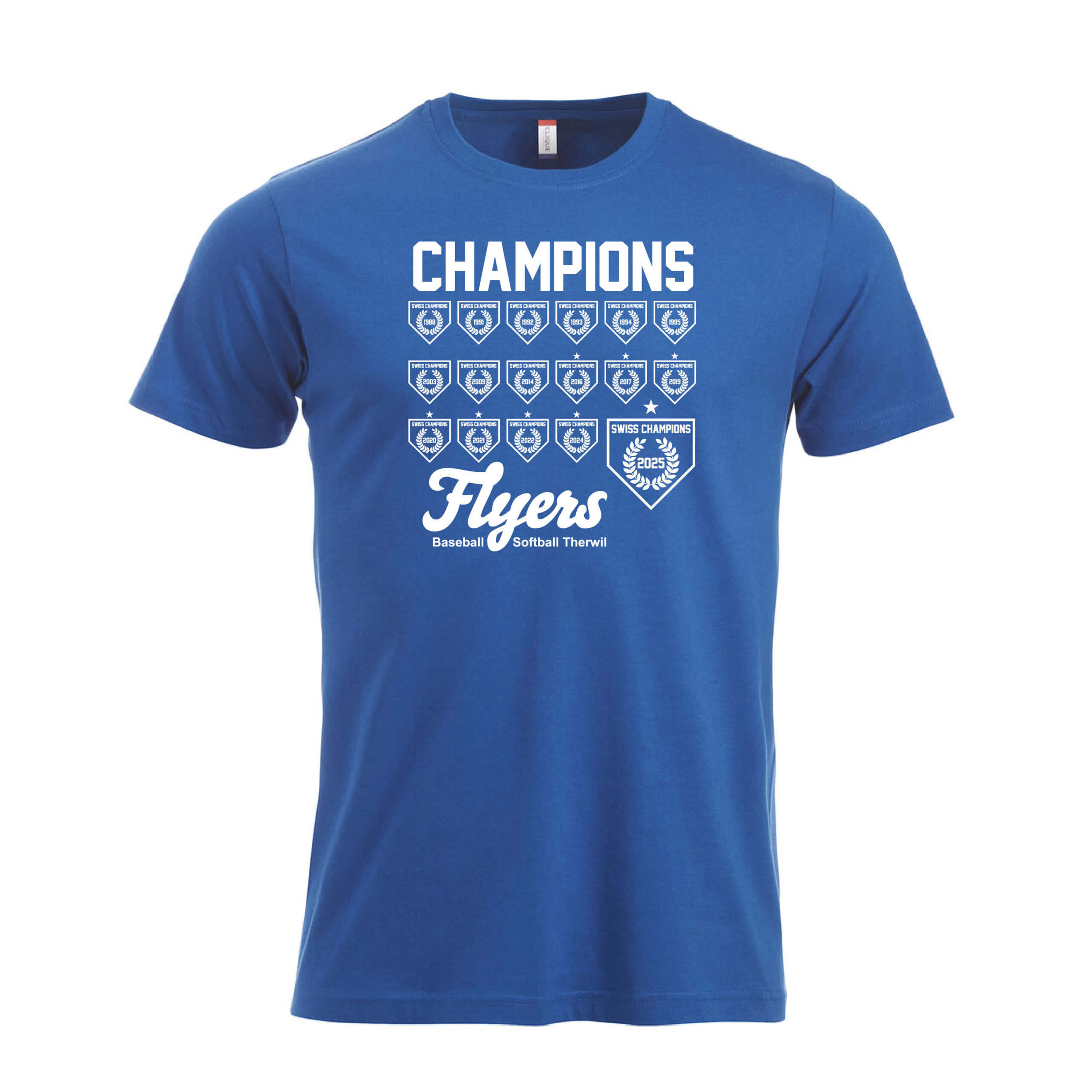 Therwil Flyers Champions Shirts 2025